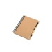 Product thumbnail 70-page recycled spiral notepad with biodegradable hard cover pen 2