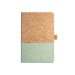 Notepad a5 cork and linen, Cork notebook promotional