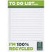 Product thumbnail desk-mate® 50 sheet recycled A6 notepad 1