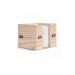 Notepad cube under wooden box wholesaler