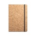 Cork notepad with pen and FSC paper wholesaler