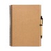 Product thumbnail 100-page recycled notebook with biodegradable hard cover pen 3