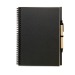 Product thumbnail 100-page recycled notebook with biodegradable hard cover pen 0