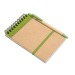 Recycled spiral notepad with pen wholesaler