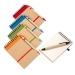 Recycled spiral notepad with pen, notebook promotional