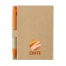 Product thumbnail Recycled notepad with hard cover pen 1