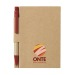 Product thumbnail Recycled notepad with hard cover pen 2