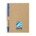 Product thumbnail Recycled notepad with hard cover pen 0