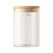 Glass jar 600ml with lid and spoon wholesaler
