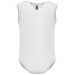 Sleeveless baby bodysuit in single jersey SWEET (White) wholesaler