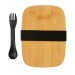 Steel Lunch Box with bamboo lid and spoon wholesaler