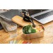 Steel Lunch Box with bamboo lid and spoon, meal box promotional