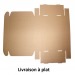 Kraft shipping box 24x19x2cm, Eco Kraft Shipping Box promotional