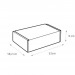 Boîte d'expédition kraft 32x18x9cm, Boîtes d\'envoi éco kraft promotional