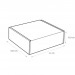 Product thumbnail Kraft shipping box 44x39x15cm 1
