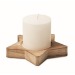 Star candle holder with candle wholesaler