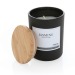 Product thumbnail Ukiyo scented candle with bamboo lid 0