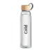 Product thumbnail 50cl glass bottle with attached bamboo lid 4
