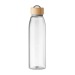 50cl glass bottle with attached bamboo lid wholesaler
