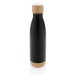Product thumbnail Isothermal steel bottle with bamboo finish 52cl 0