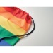 BOW Rainbow drawstring bag RPET, rainbow promotional