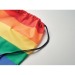 Sac à cordon arc-en-ciel rPET, arc-en-ciel promotional