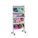 Brochure Displays Mobile 4 shelves 66 cm GREY Alu wholesaler