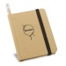 Product thumbnail Ecological notepad made of recycled paper with hard cover eraser pencil 2
