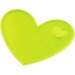 Reflective self-adhesive heart, sticker promotional