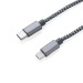 3 in 1 braided cable, charging cable promotional