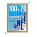 Display frame CLIC-CLAC Wall frame 100 x 70cm WOOD/beech wholesaler