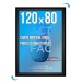 CLIC-CLAC Wall Display Frame 120x80 cm BLACK 9005 wholesaler