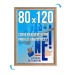 CLIC-CLAC Wall Display Frame 80x120 WOOD Beech wholesaler