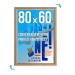 CLIC-CLAC Wall Display Frame 80x60 cm WOOD/beech wholesaler