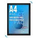 CLIC-CLAC Wall Display Frame A.4 BLACK 9005 wholesaler