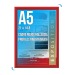 Cadre affichage Clic-clac mural A.5 rouge wholesaler
