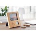 Product thumbnail Bamboo photo frame with weather station 3