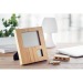 Product thumbnail Bamboo photo frame with weather station 4
