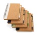 Cork spiral notebook with pen, Cork accessory promotional