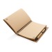 Cork spiral notebook with pen, Cork accessory promotional