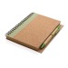 Cork spiral notebook with pen wholesaler