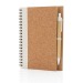 Product thumbnail Cork spiral notebook with pen 2
