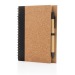 Product thumbnail Cork spiral notebook with pen 0