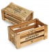 Light-coloured wooden box l wholesaler