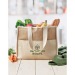 CAMPO DE GELI - Canvas and jute shopping bag, Burlap bag promotional