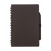 Product thumbnail Coffee fibre spiral notebook with PP cover 0