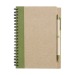 Recycled spiral notebook with pen, notebook with pen promotional