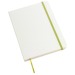 Product thumbnail A5 white notebook with coloured elastic band and hard cover 3