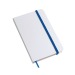 Product thumbnail A6 white notebook with coloured elastic band and hard cover 2