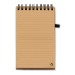 Product thumbnail Recycled A6 notebook with cork finish 1